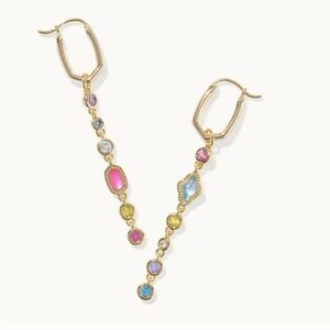 Kendra Scott Mini Elisa and Abbie Gold Convertible Huggie Earrings